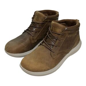 KURU Boots Mens 12.5 Draft Aalto Brown Leather Ankle Chukka Comfort Lightweight